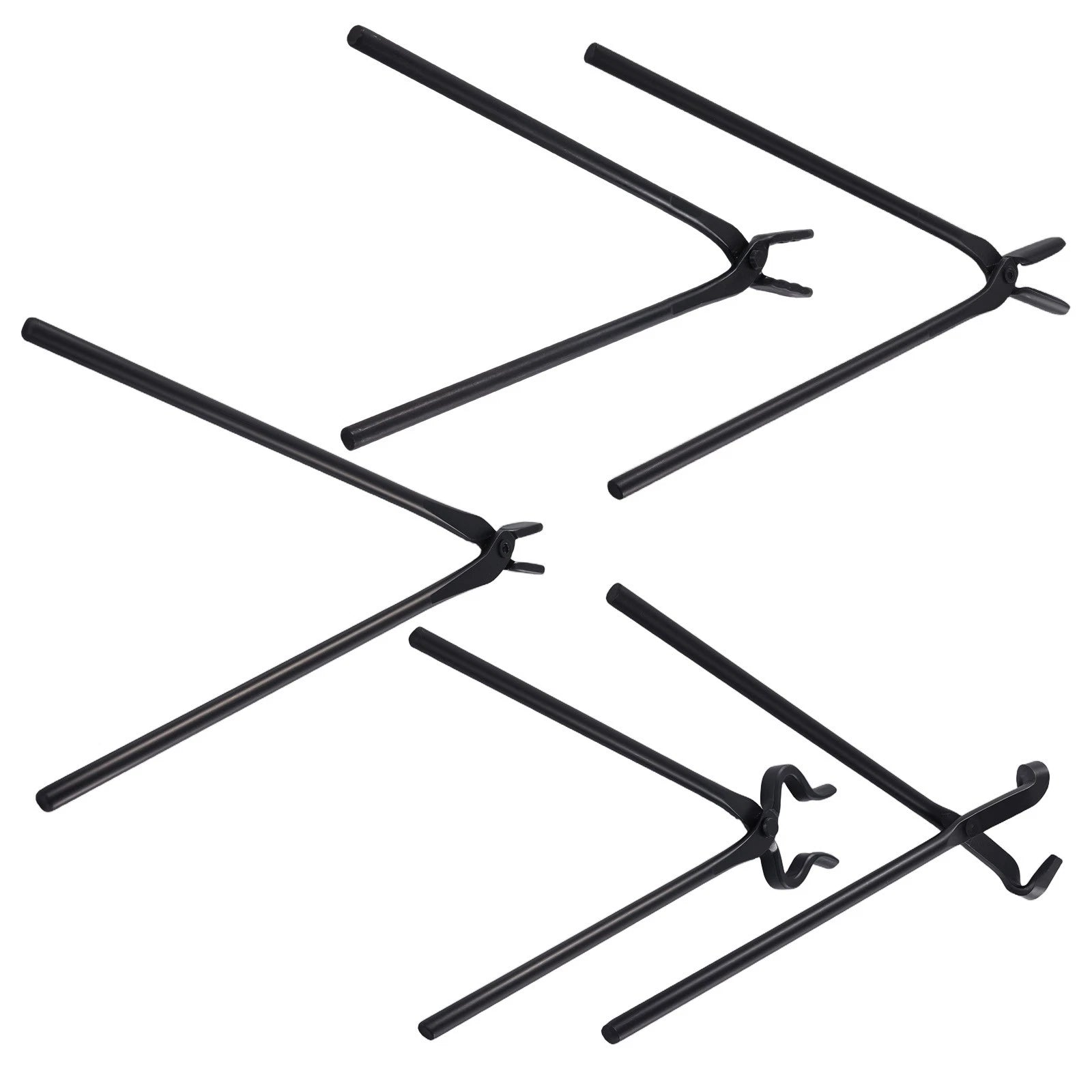 5 Piece Carbon Steel Tongs Set for Blacksmithing Tools
