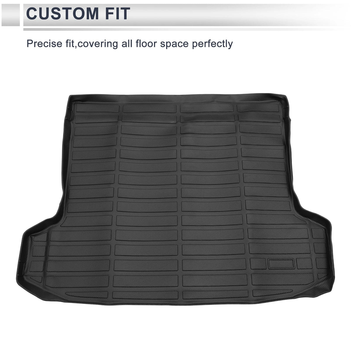 Rear Cargo Liner Trunk Mat TPE for Hyundai Tucson 2022–2024 Long Grid