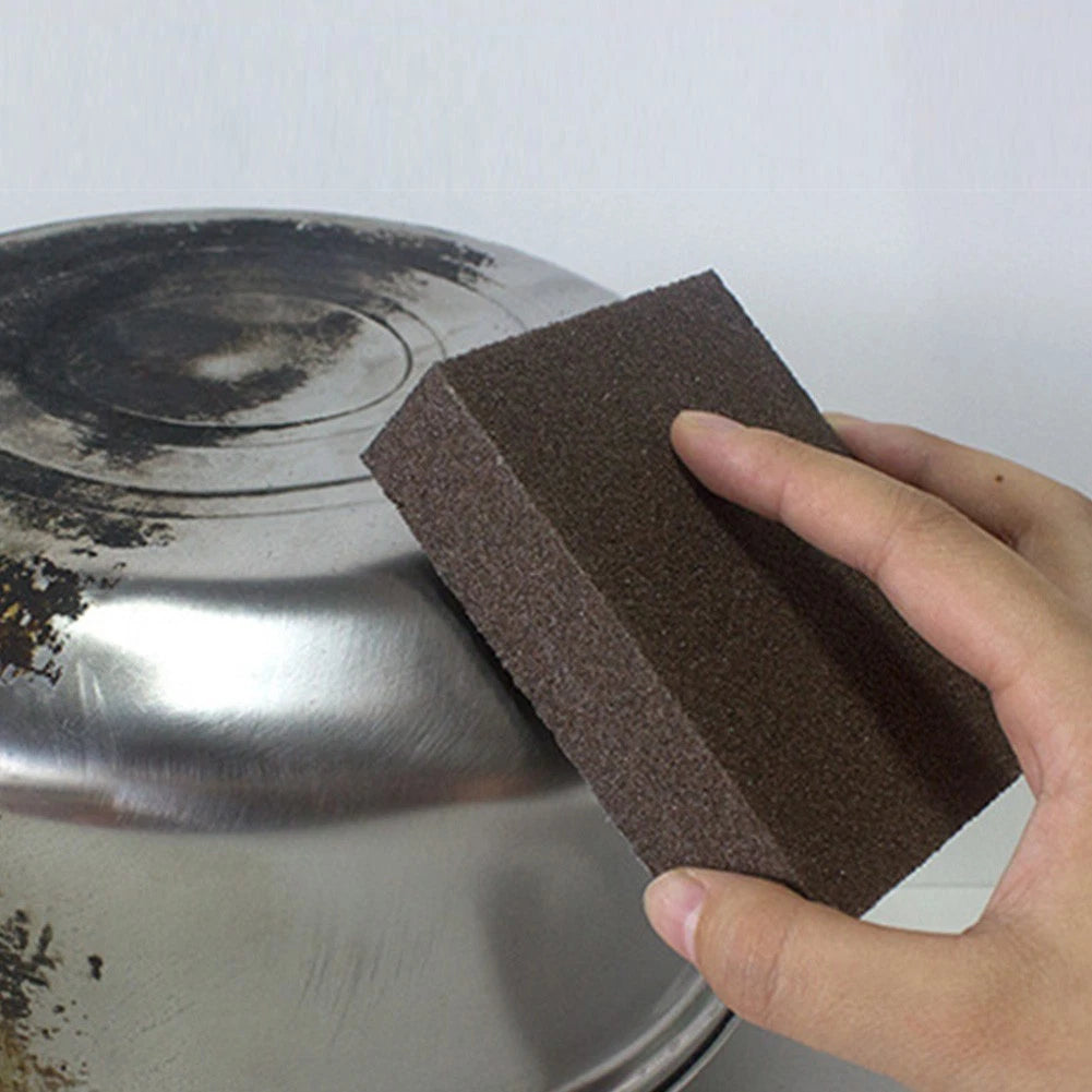 Sponge Emery Brush Cleaner Tool for Kitchen Rust Removal