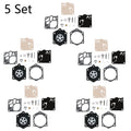 Set of 5 Carburetor Repair Parts for Husqvarna 3120XP 272 268 MS660 Walbro K12-WG