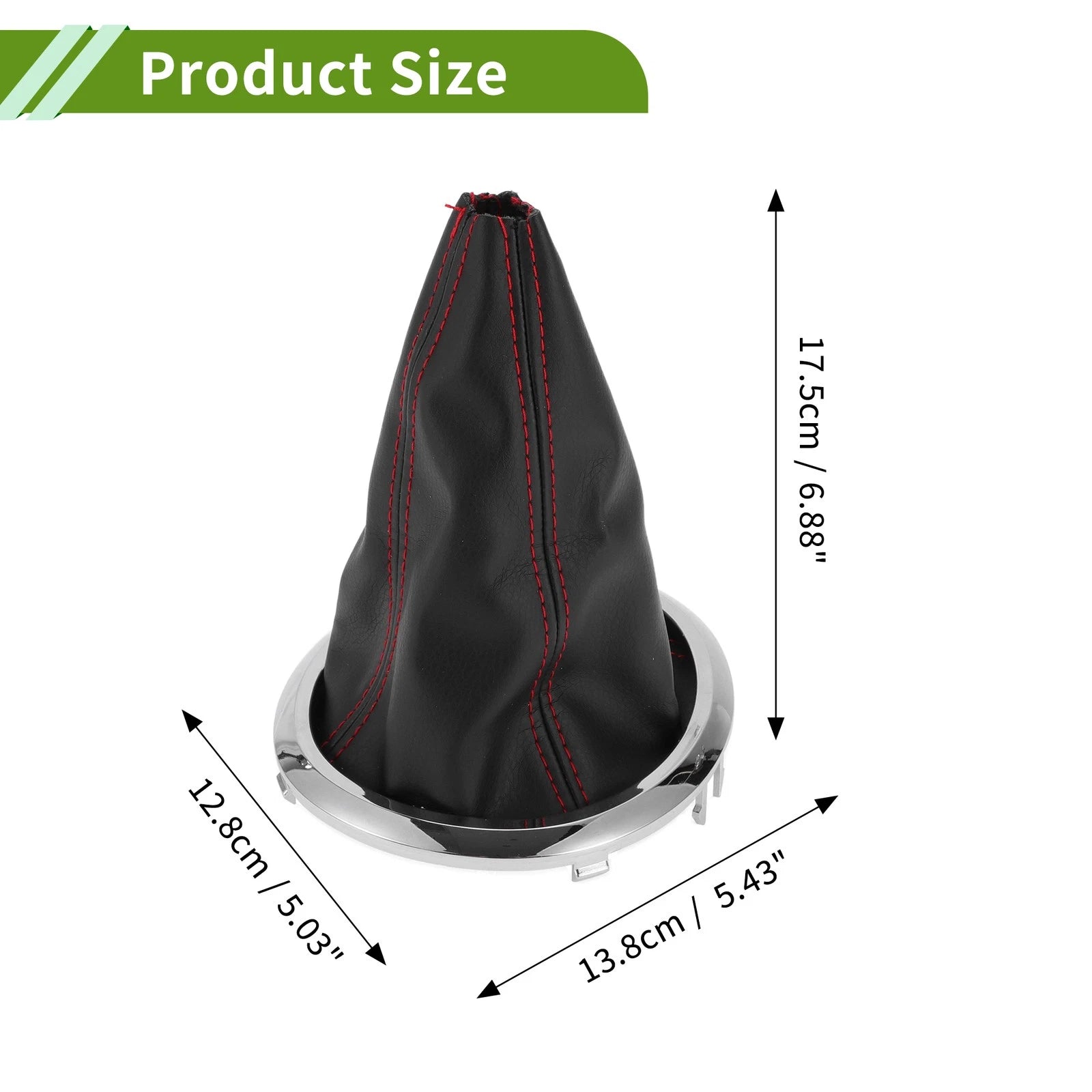 Chrome Gear Shift Stick Gaiter for Suzuki Swift (2005–2010)
