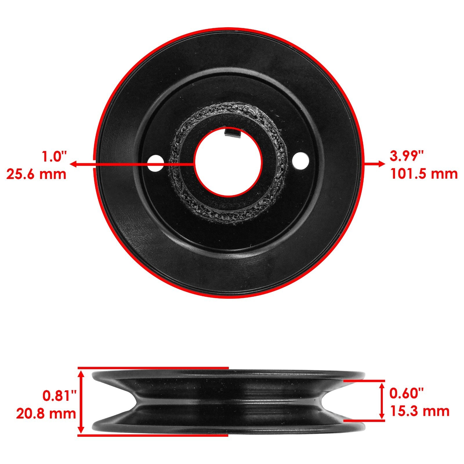Deck Spindle and Pulley Assembly for Ariens 915035 915043 (2010–2015)