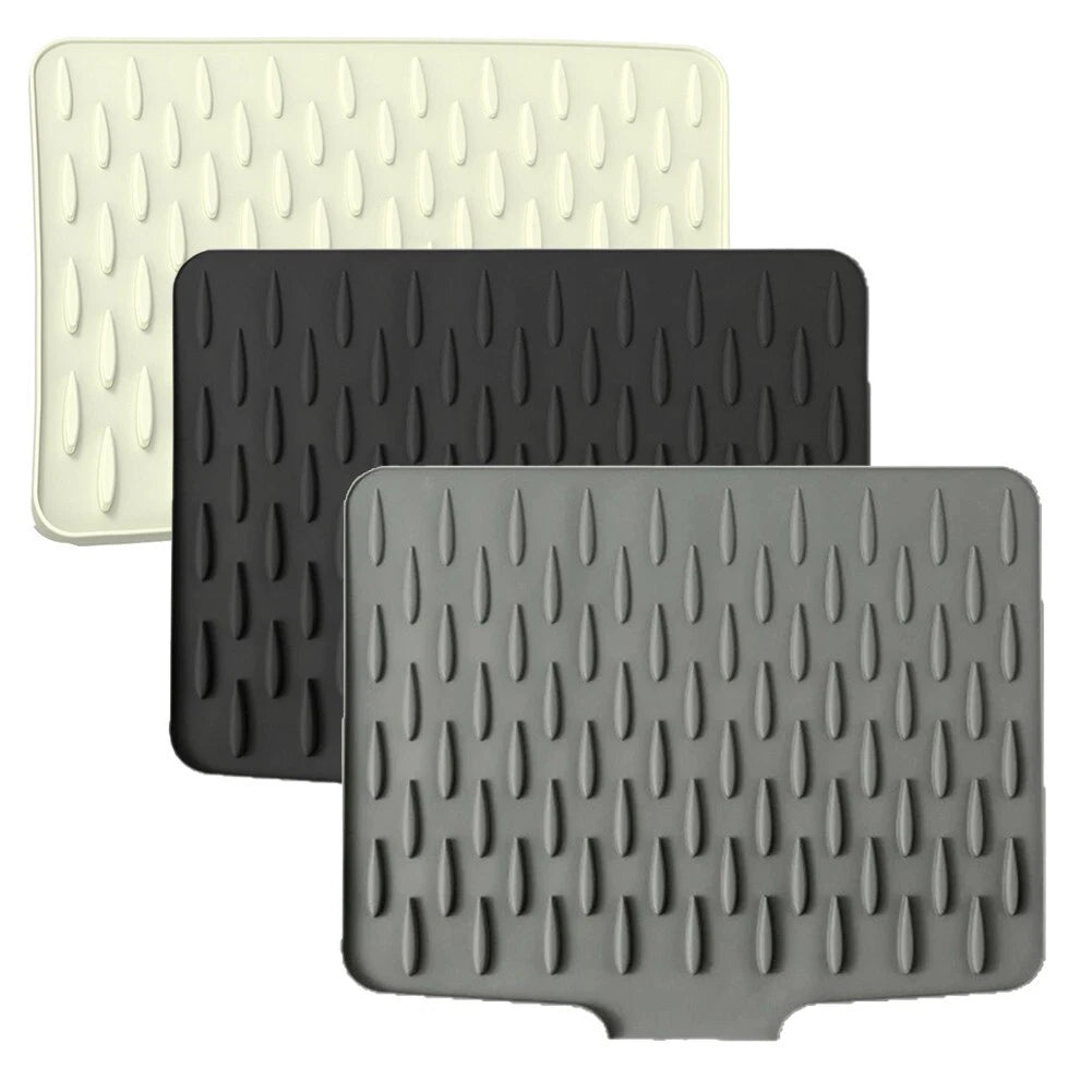 Non Slip Silicone Drain Pad for Kitchen Countertop (Universal Fit)