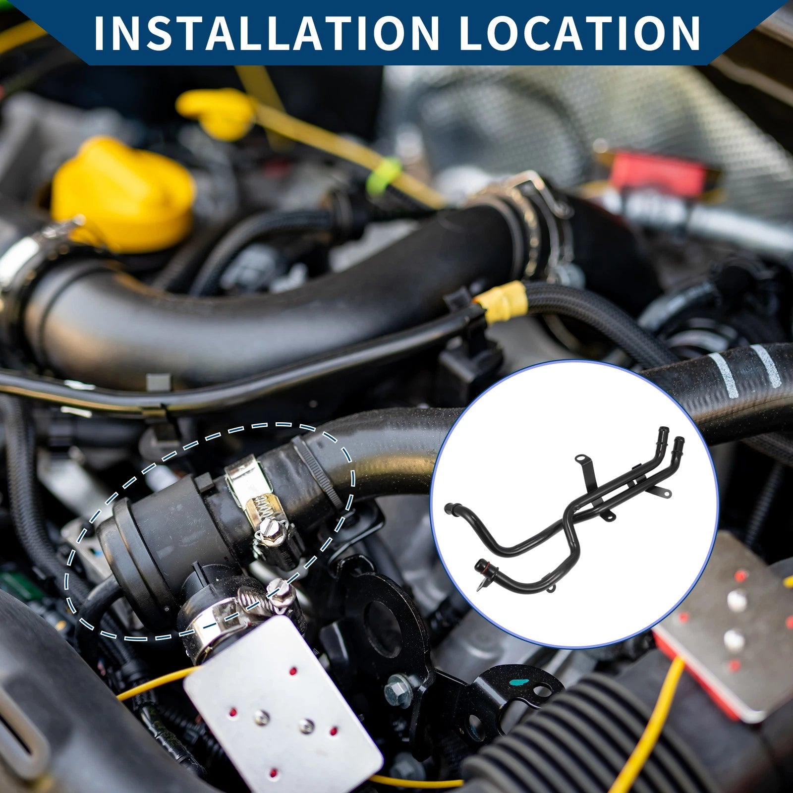 HVAC Heater Hose Assembly for Chevrolet Malibu (2006–2010)
