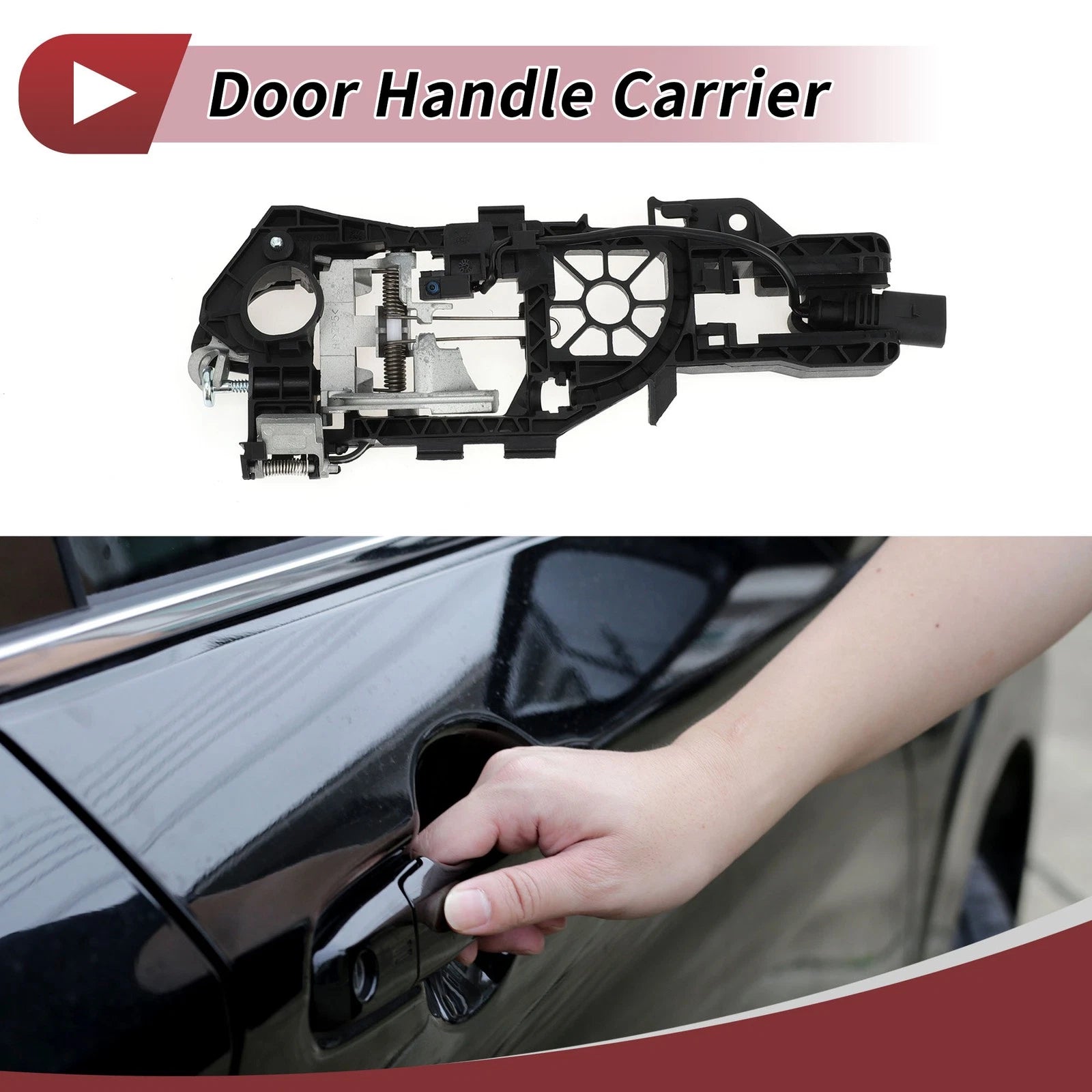 Front Right Door Handle Carrier Replacement for Volkswagen CC (2009–2017)
