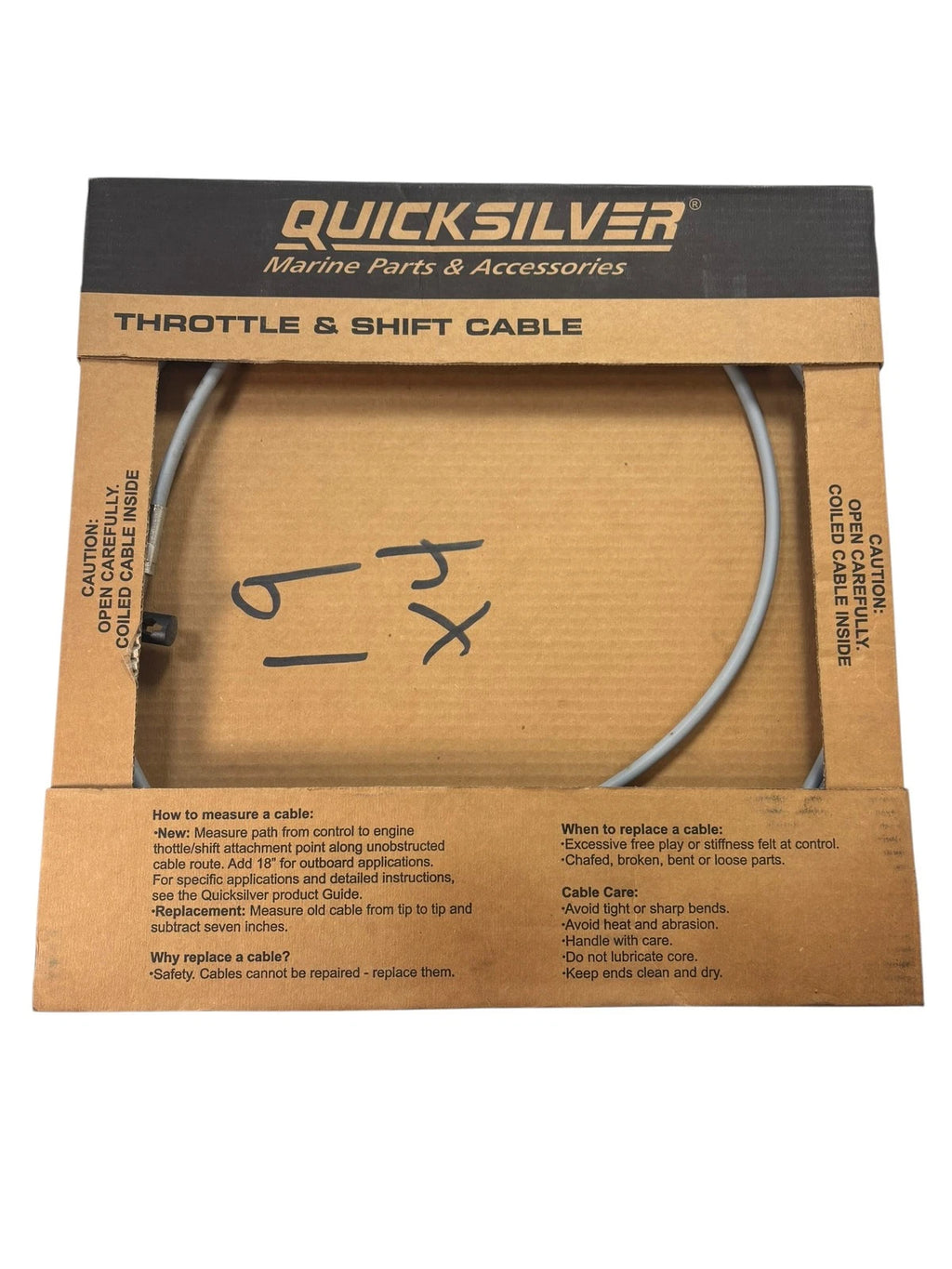 Throttle and Shift Cable 12' for Quicksilver 897977A12