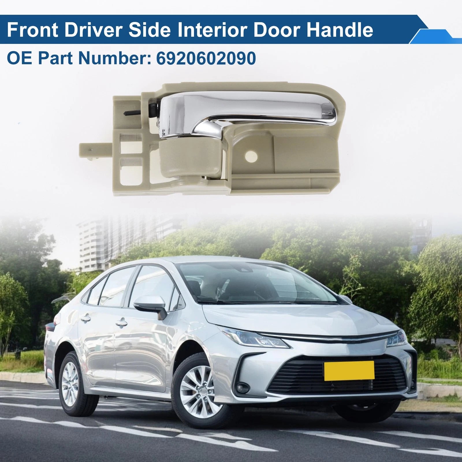 Front Passenger Side Interior Door Handle for Toyota Corolla (2003–2008)
