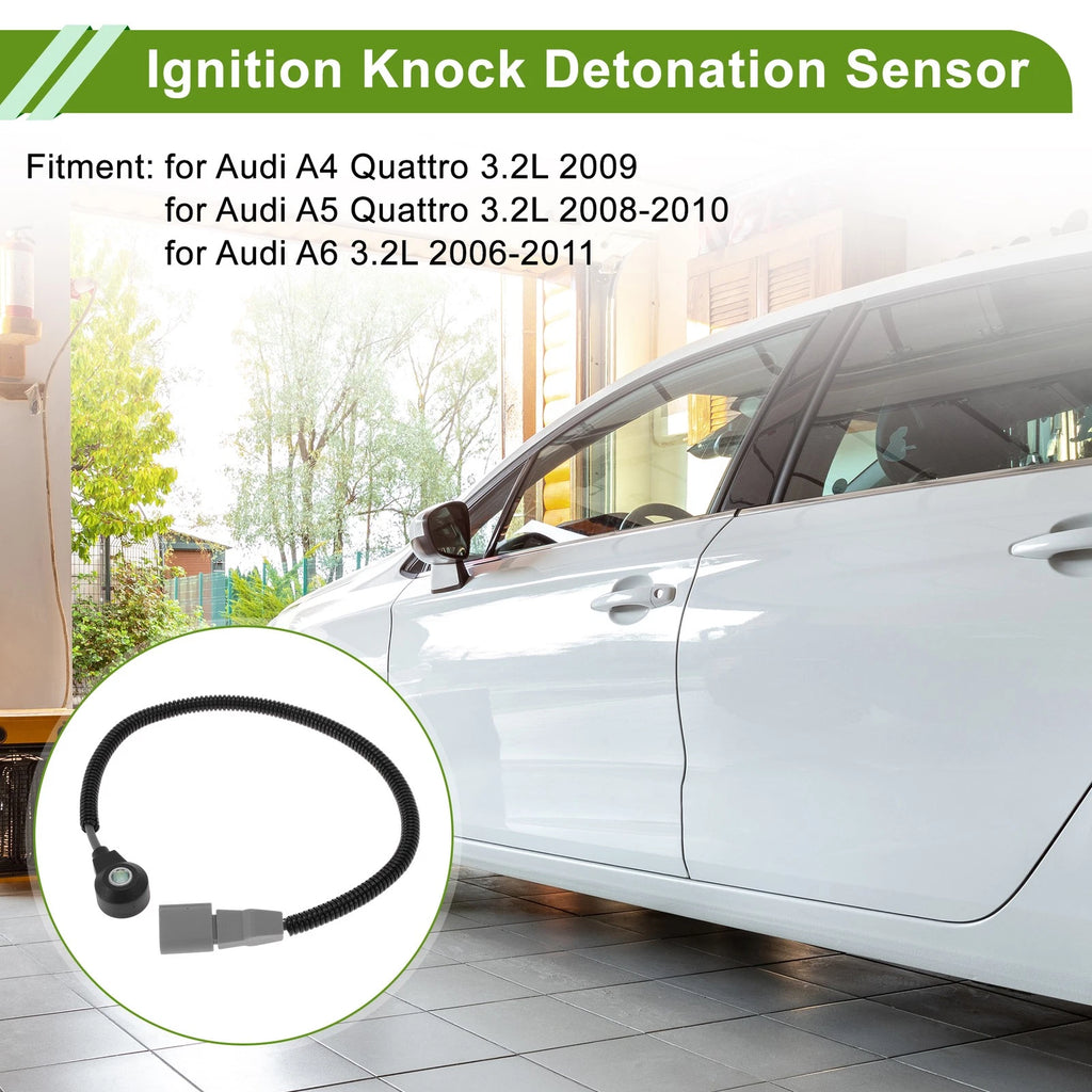 Ignition Knock Sensor OEM Replacement for Audi A4 Quattro 3.2L (2009)