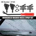 Front Windshield Washer Nozzle Kit 11pcs for Mitsubishi Eclipse (2006–2012)