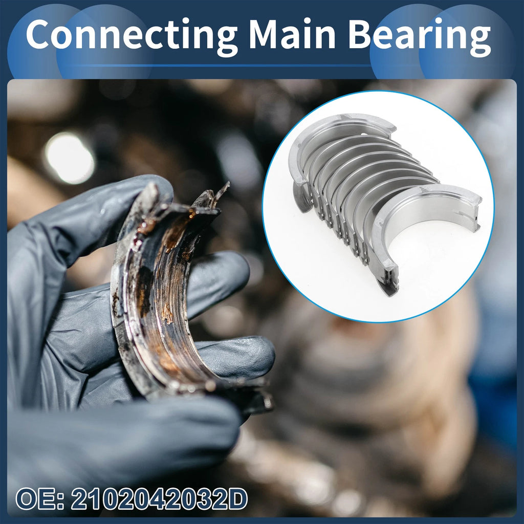 Main Bearing Set Replacement for Hyundai H1 2.5D (1997–2004)