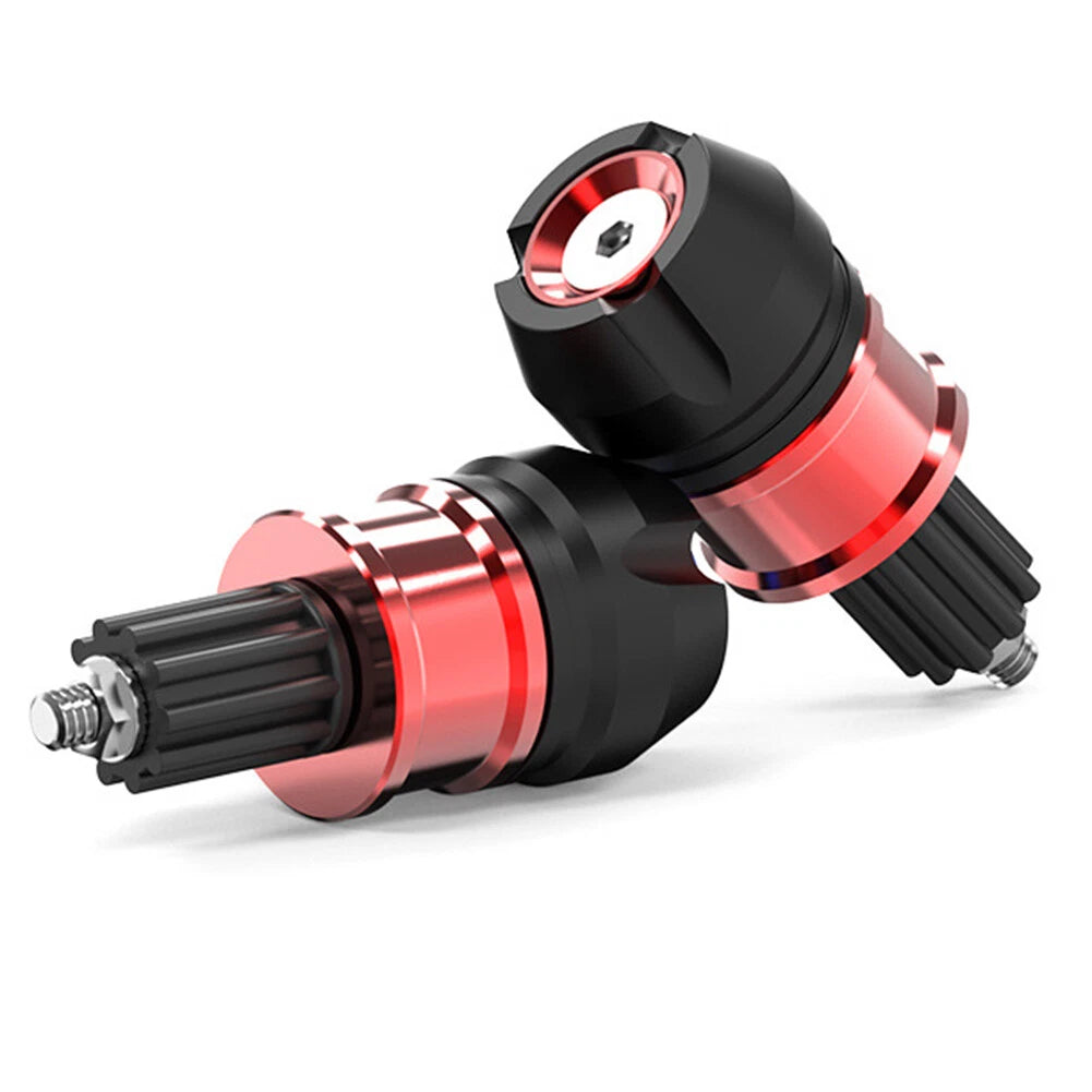 CNC Aluminum Handlebar Grips Bar End Cap Plugs for Motorcycle ATV