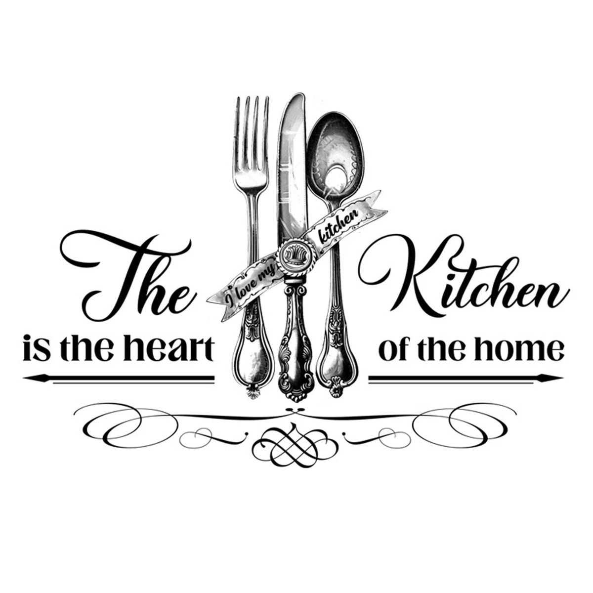 Set of 4 Kitchen Wall Stickers for Home Decor