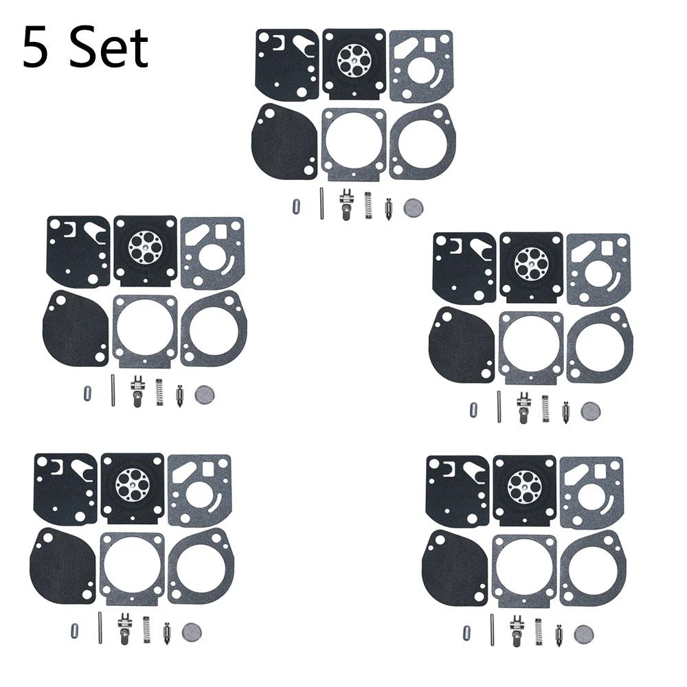 Set of 5 Carburetor Repair Kits for Zama RB-97 C1Q-S72 C1Q-S110 C1Q-S110A