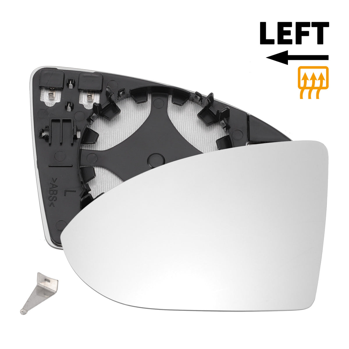 Heated Left Side Mirror Glass Replacement for Volkswagen Golf MK7 (2013–2020)