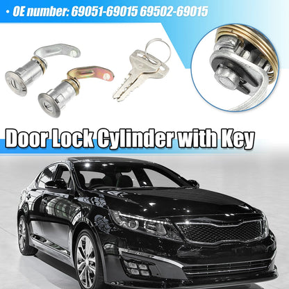 Door Lock Cylinder Set with Keys for Toyota Land Cruiser (1975–1983)