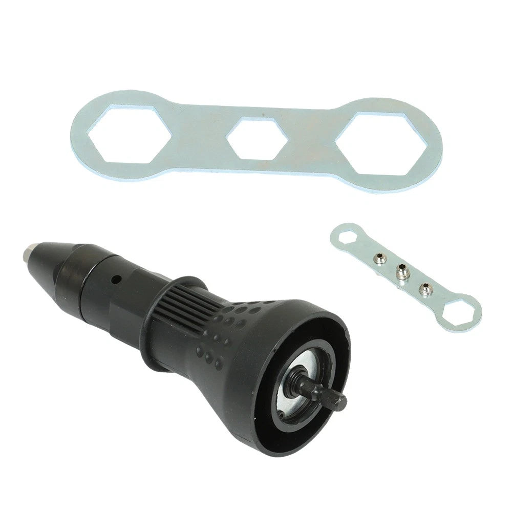 Electric Rivet Nut Gun Adapter for Cordless Power Drill Tool Kit (US)