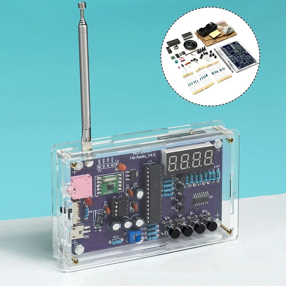 Bass Enhancement DIY Circuit Kit for FM Radio Receiver Module