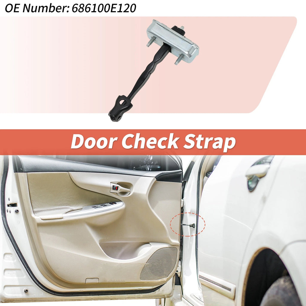 Door Check Strap Front Left or Right Replacement for Toyota Corolla (2002–2019)