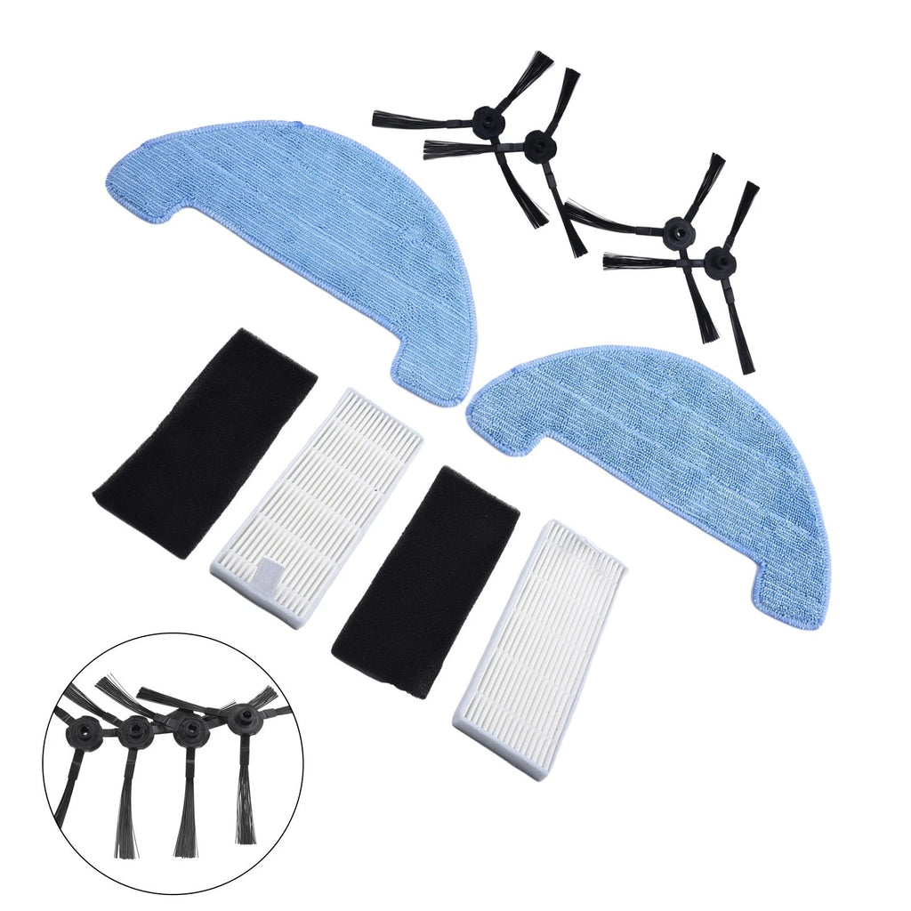 2X Sweeper Accessories Filter & Mop Cloth for