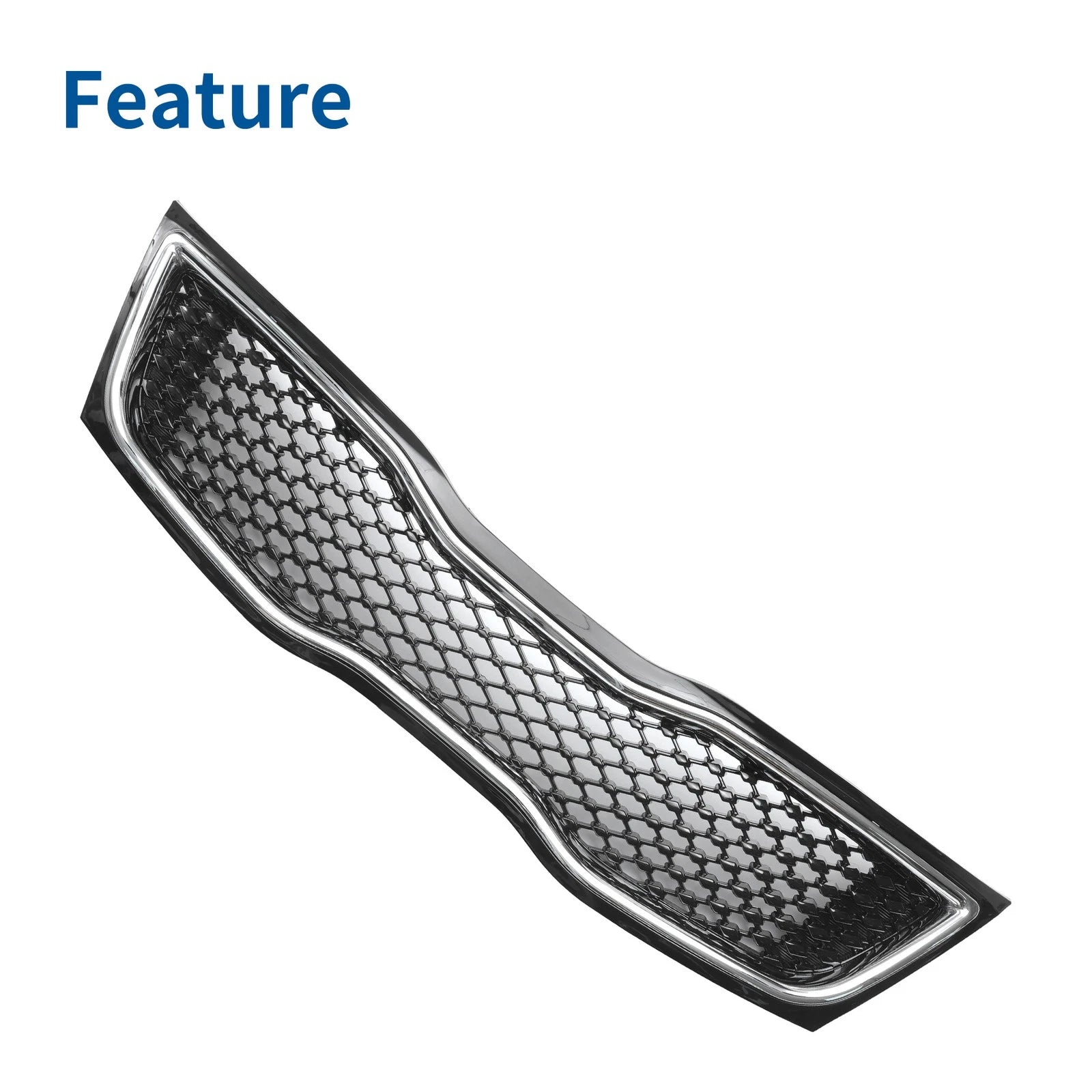 Front Upper Bumper Grille for Kia Optima (2014–2015) Black Chrome