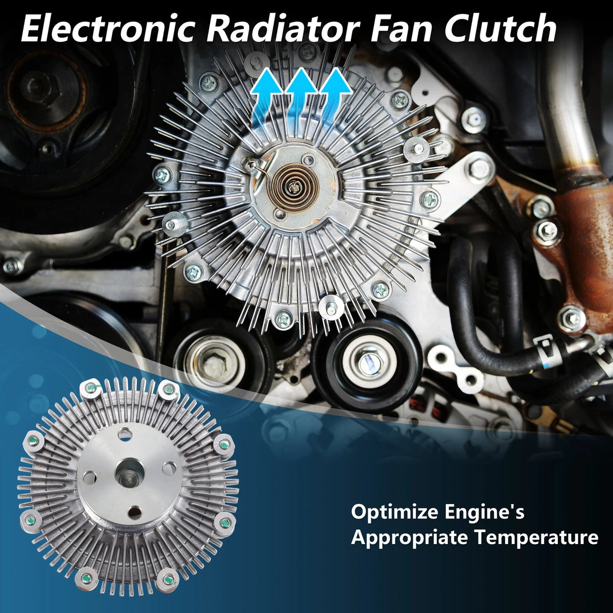 Engine Cooling Fan Clutch Replacement for Dodge Ram 50 2.0L (1983–1989)
