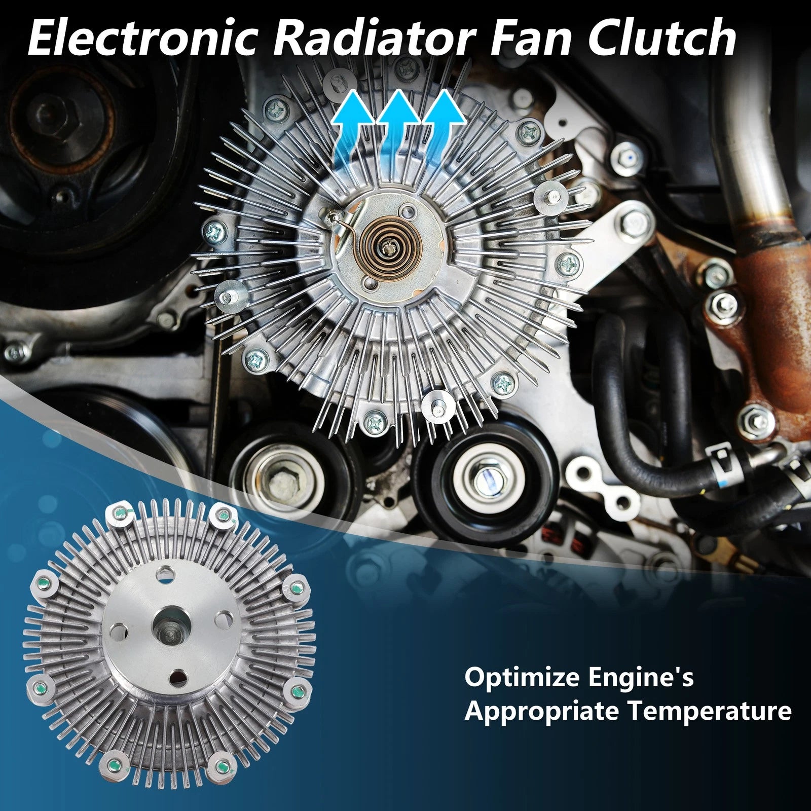 Engine Cooling Fan Clutch Replacement for Dodge Ram 50 2.0L (1983–1989)