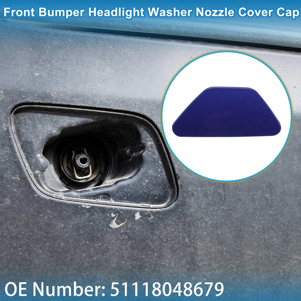 Washer Nozzle Cover Cap Front Left Replacement for BMW 528i (2011–2016)