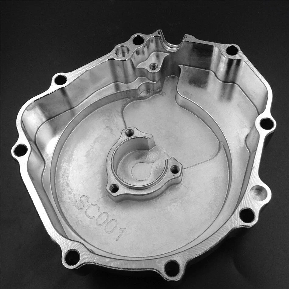 Engine Stator Cover for Suzuki GSXR1000 (2005–2008) Chrome Left Side