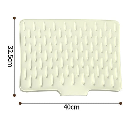 Non Slip Silicone Drain Pad for Kitchen Countertop (Universal Fit)