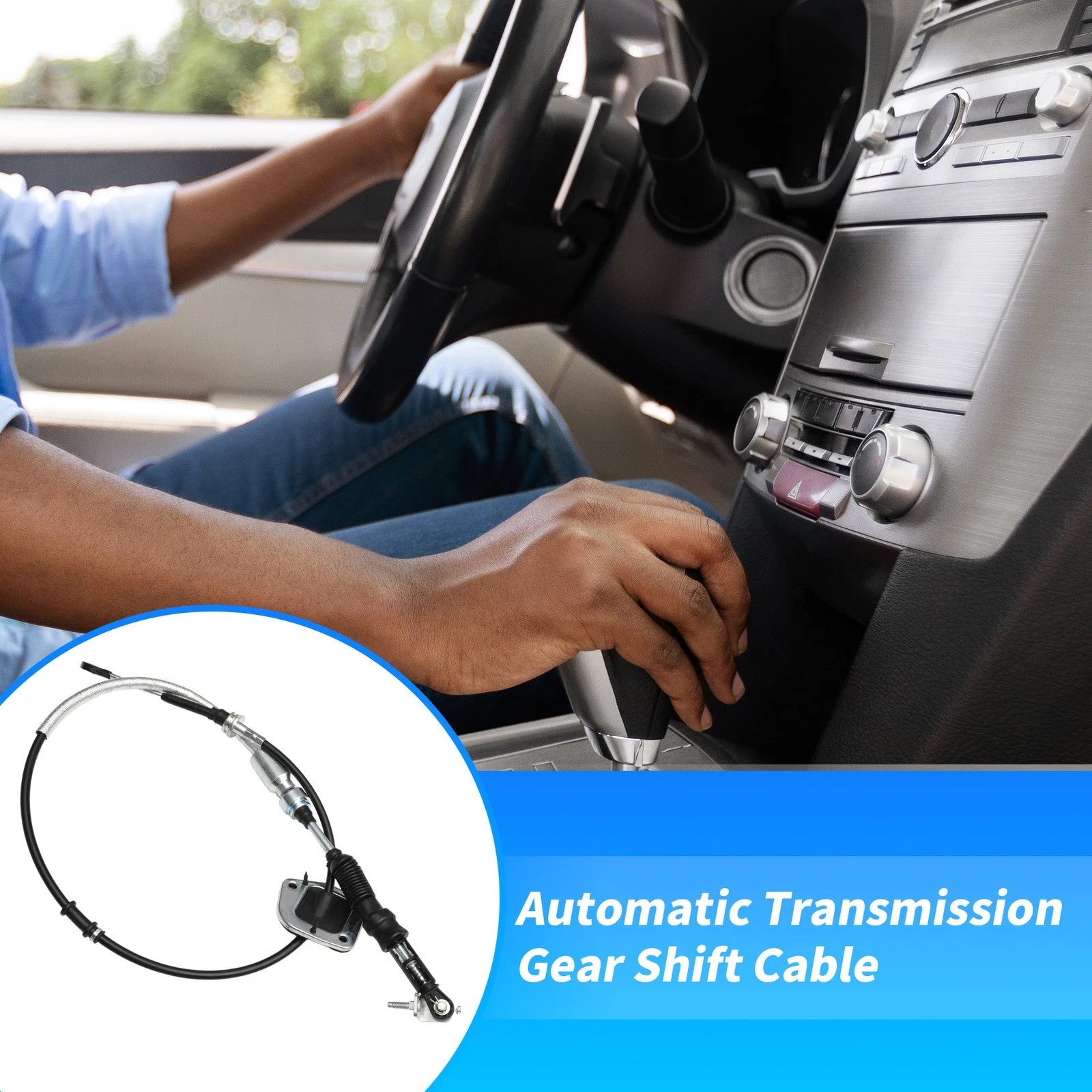 Auto Trans Shift Cable Replacement for Toyota Sequoia Tundra Floor Shift (2008–2021)