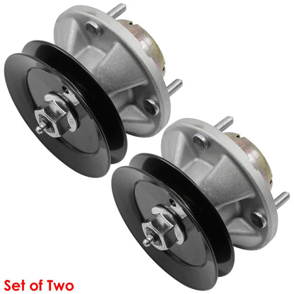 Spindle Assembly with Pulley Bolt for John Deere AM126418 (2005–2015)