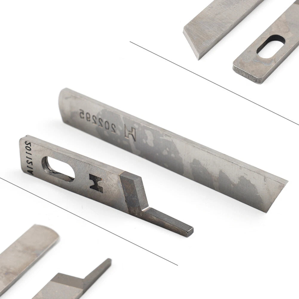 Set of 2 Upper & Lower Knives for Juki MO-6800 Series & Pegasus Overlock