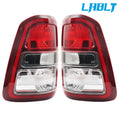 Set of 2 Tail Light Lamps for Ram 1500 (2019–2023) LABLT Black Bezel Halogen