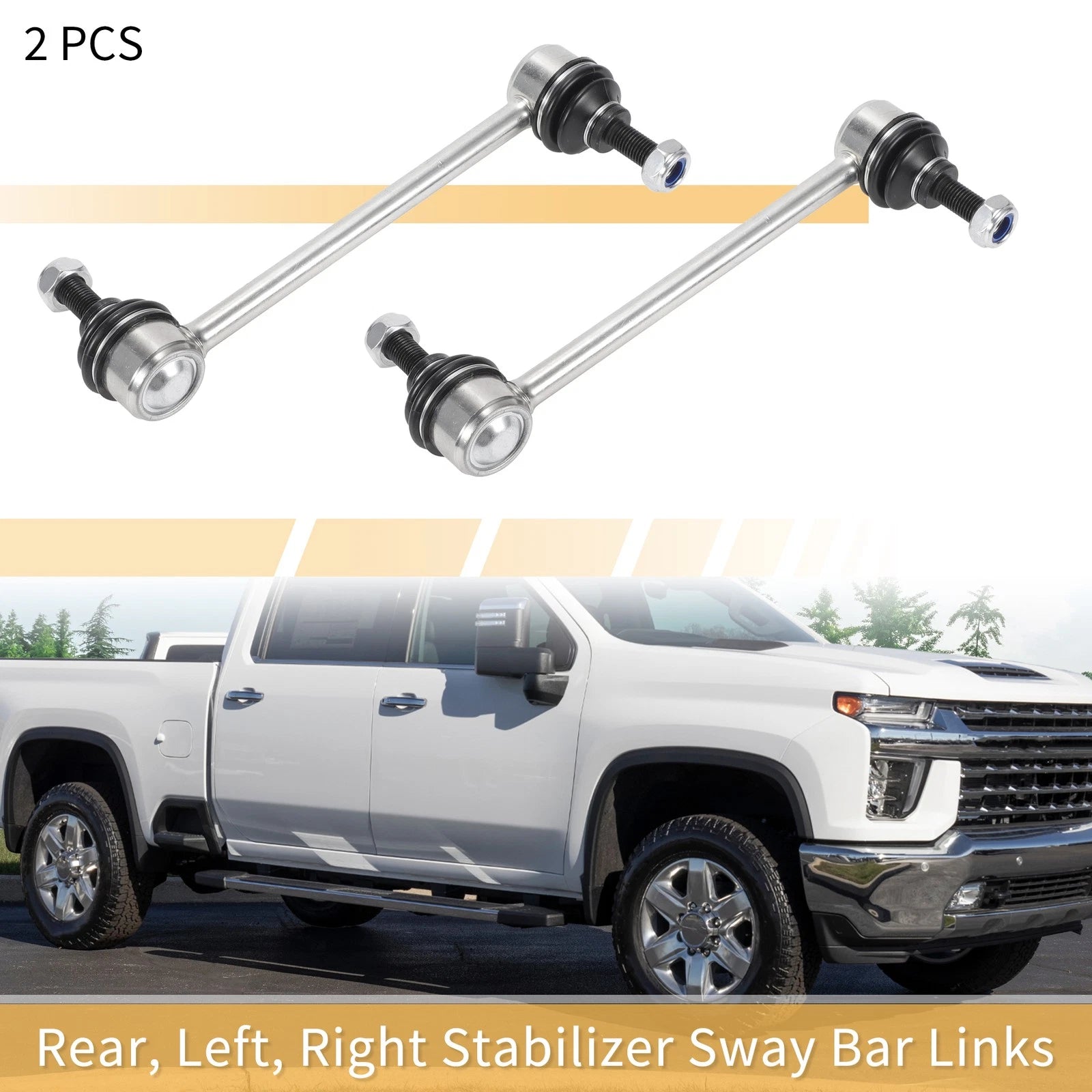 2PCS Rear Stabiliser Sway Bar Link Replacement for Chevrolet Monte Carlo (2000–2007)