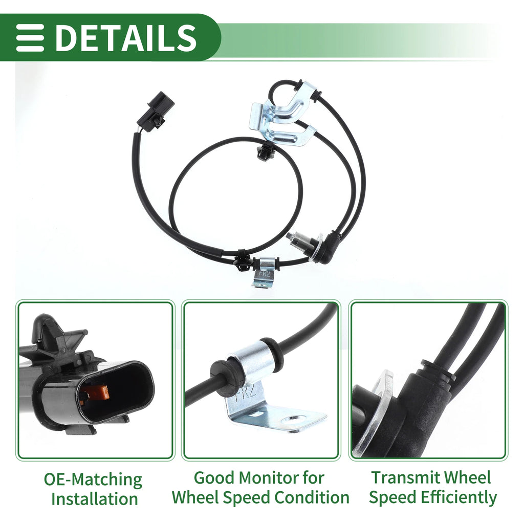 ABS Wheel Speed Sensor Set MR569286 for Mitsubishi Galant (1994–2002)