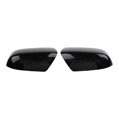 Mirror Cover Parts Gloss Black Replacement Side Mirror Cap ABS Plastic