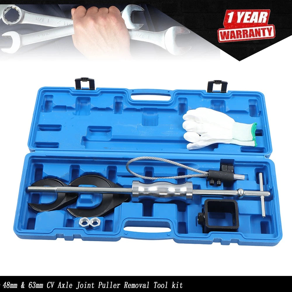 CV Axle Joint Puller Tool Kit for Wheel Drive Vehicles (48mm & 63mm)