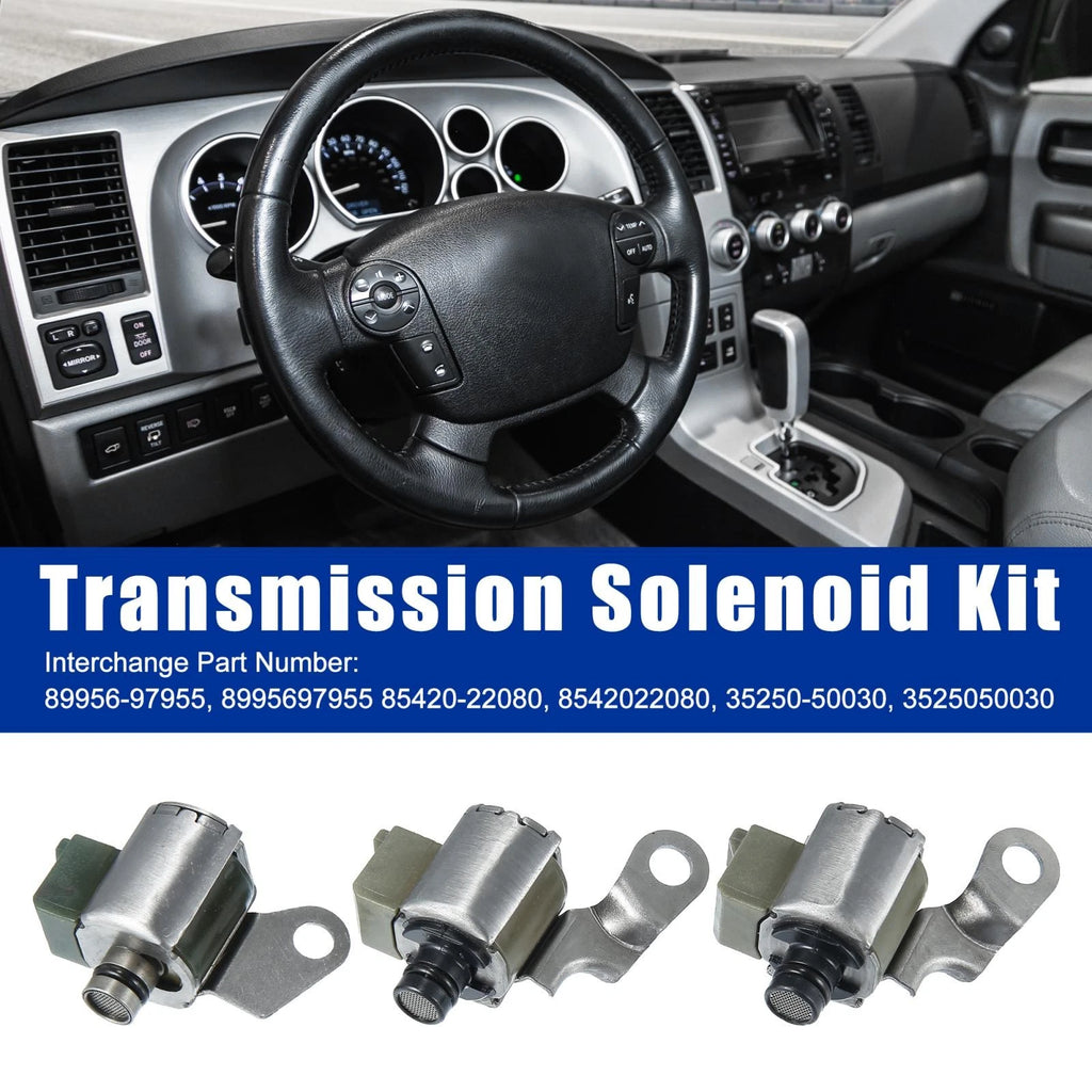 Shift Lock Solenoid Kit Replacement for Toyota A340E Transmission (2000–2010)
