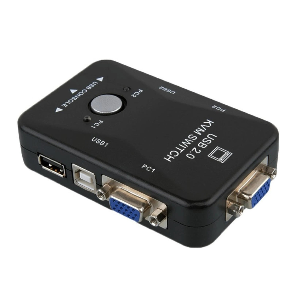 2-Port USB VGA KVM Switch Box for Computer PC (Compatible with )