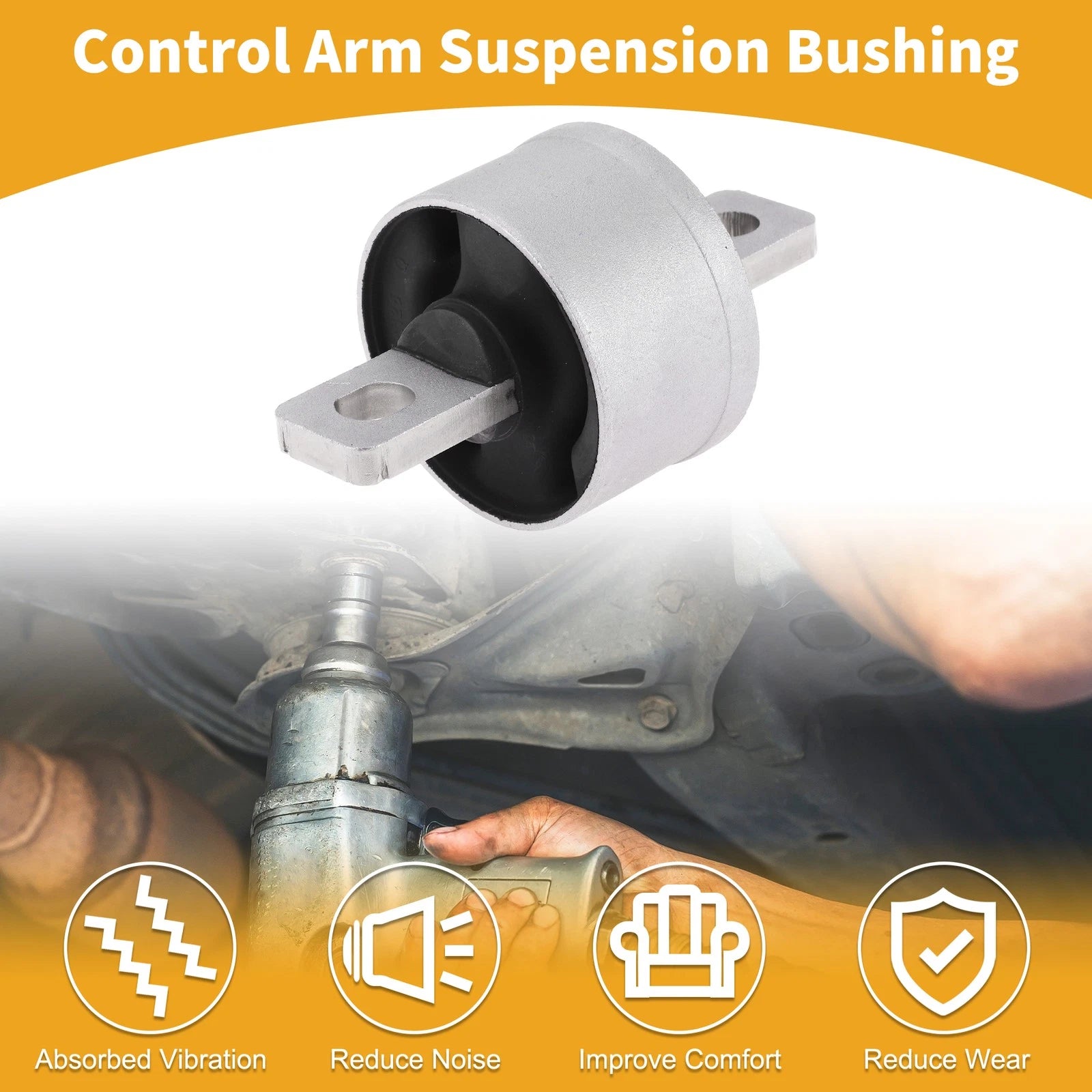 Rear Trailing Arm Bushing Replacement for Mitsubishi Lancer (2006–2017)