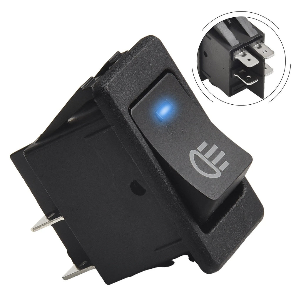 4 Pin Rocker Toggle Switch for LED Daytime Running Lights (12V 35A)