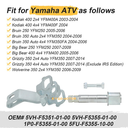 Rear Drum Brake Camshaft Arm Kit for Yamaha Wolverine 350 2x4 (2006–2009)