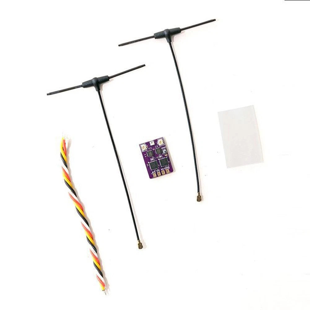 Dual Antenna 2.4G Receiver for Fixed Wing Long Range with TCXO and CRSF