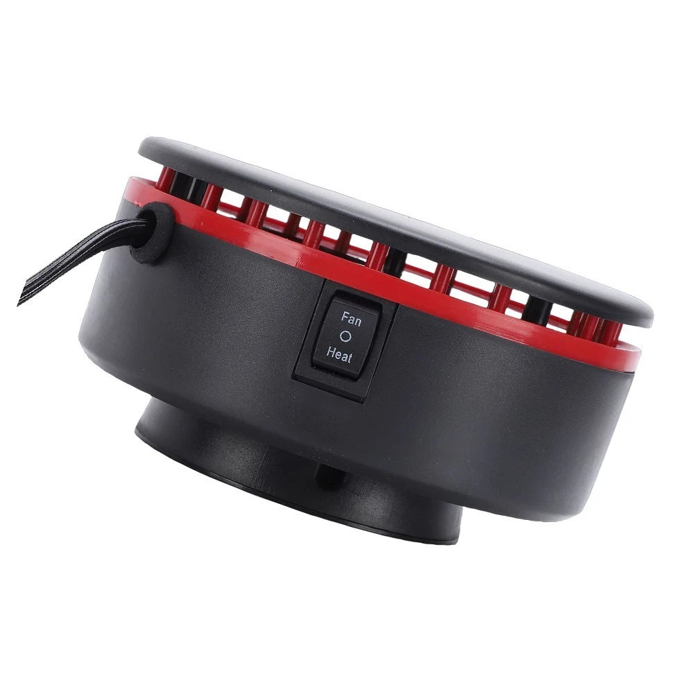 12V Folding Car Heater for Fog and Defrost (360 Degree Rotating Base)