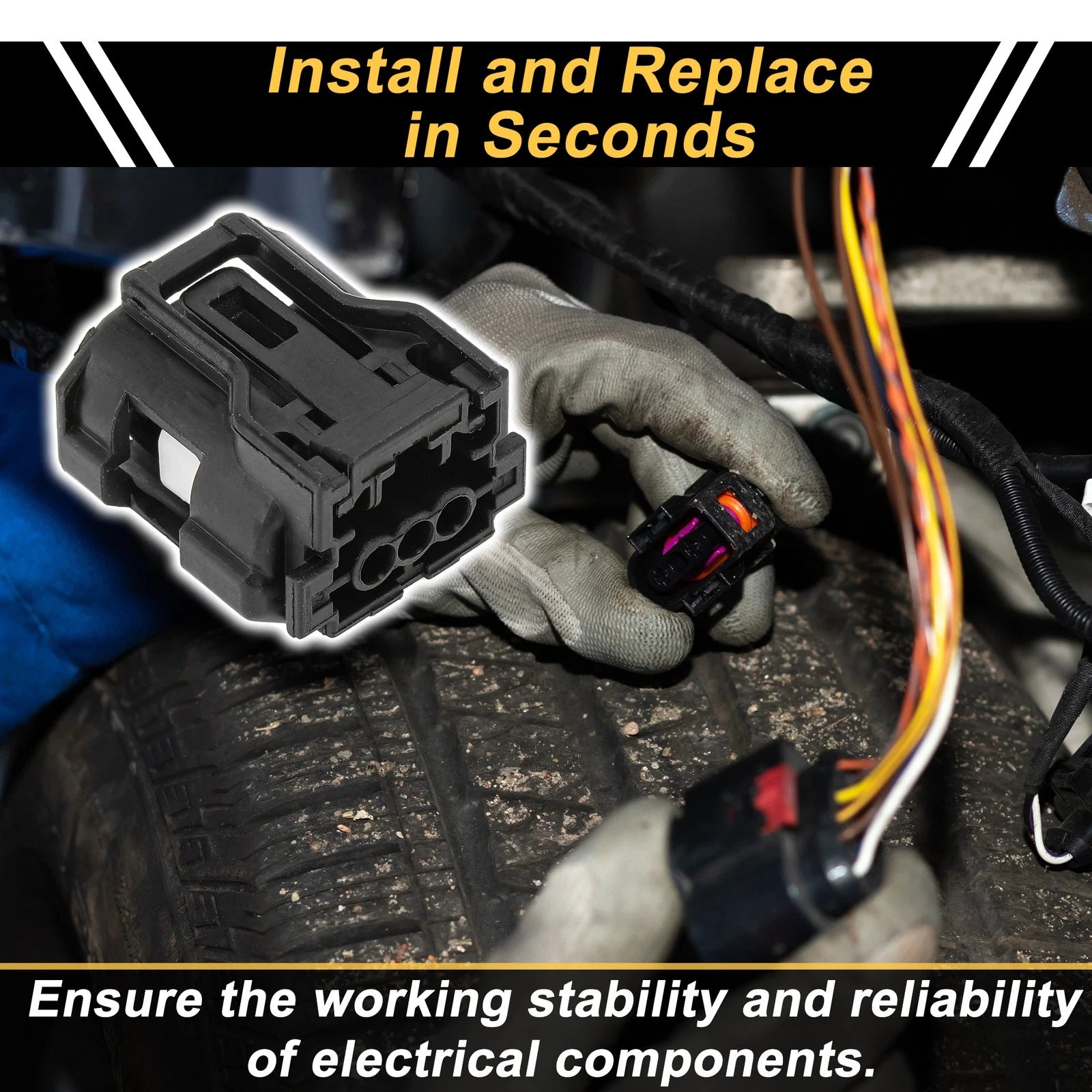 Camshaft Position Sensor Connector Plug for Lexus CT200h (2011–2017)