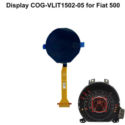 LCD Display Screen Replacement for Fiat 500, Abarth 500 (2012–2019) COG-VLIT1502-0