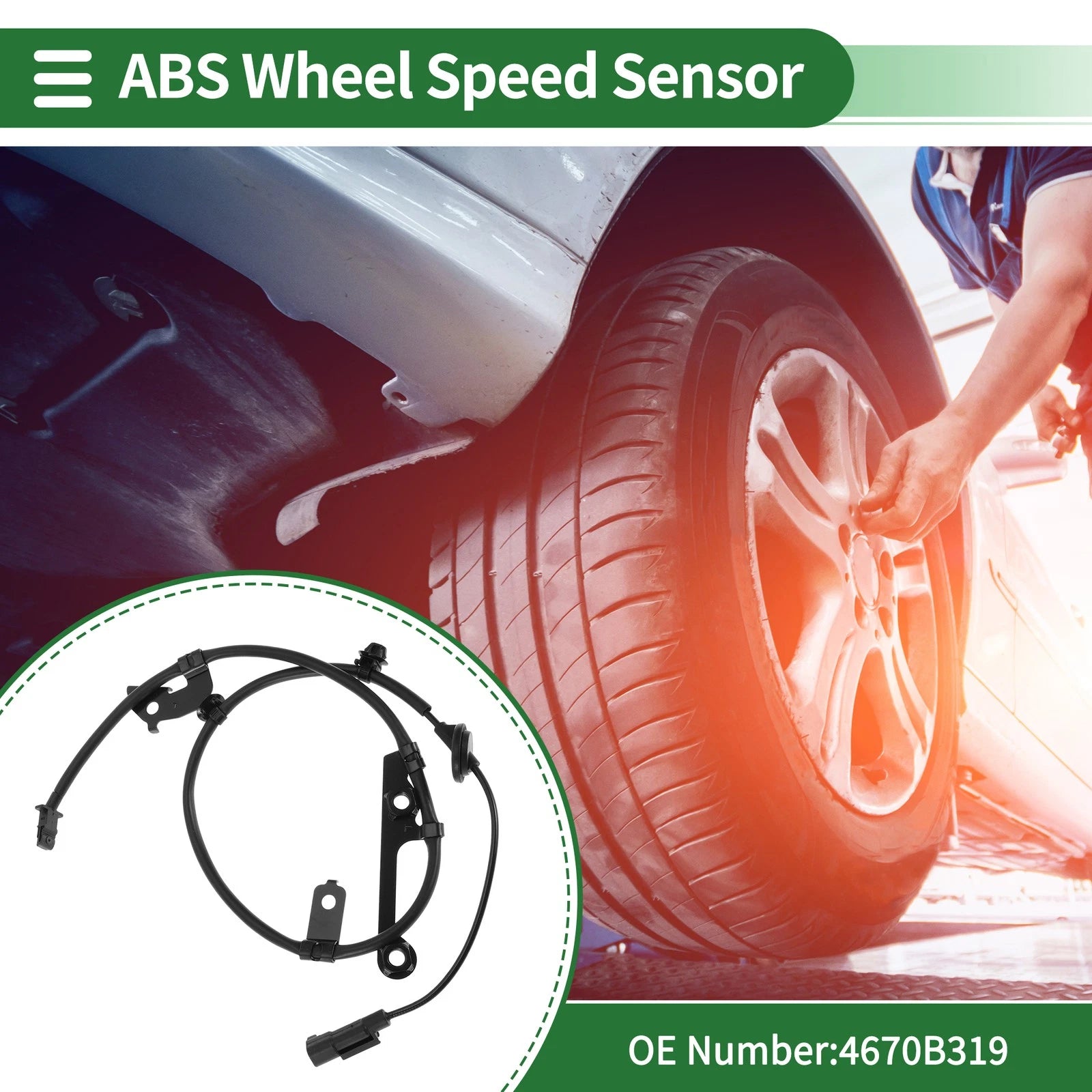 ABS Wheel Speed Sensor No. 4670B319 for Mitsubishi Eclipse Cross (2018–2023)