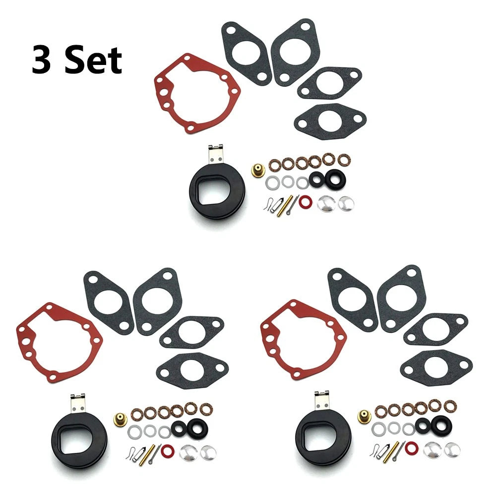 3X Carburetor Kit for Johnson Evinrude 1.5hp 2hp 3hp (18-7043, 382048)