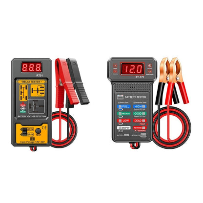 RT01 Relay Tester for 12V 24V DC Systems + BT172 Voltmeter Ammeter