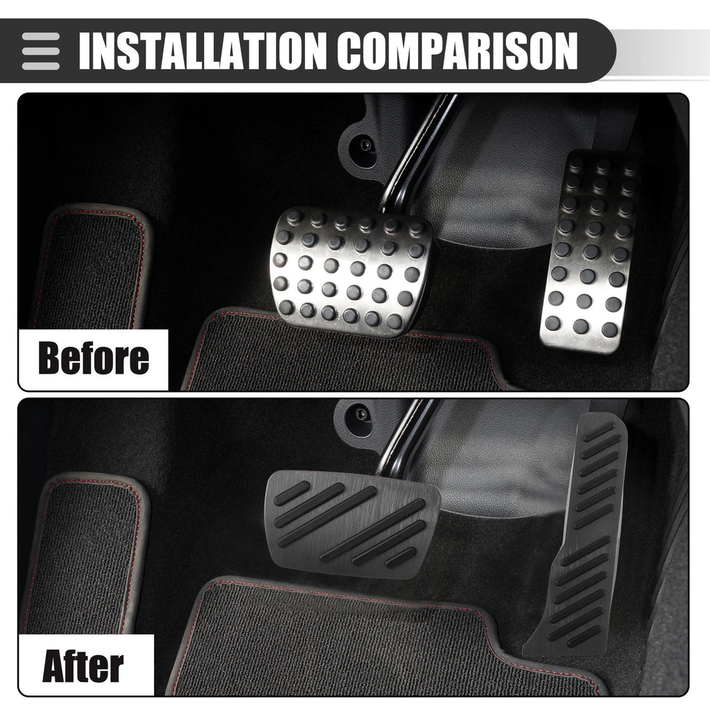 Car Brake Accelerator Pedal Covers Set for Chevrolet Camaro (2016–2023)